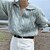 abordables Pulls-Femme Pullover Chandail Couleur unie Style classique Style vintage Simple Manches Longues Pull Cardigans Automne Hiver Col polo Vert Menthe / Vacances