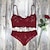 cheap Sale-Women&#039;s 1 set Matching Bralettes Sexy Bodies Lingerie Set Sexy Uniforms See Through Pure Color Polyester Bed Valentine&#039;s Day Straps Sleeveless Lace Hole Fall Summer Black White