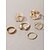 preiswerte Moderinge-Ring Klassisch Gold Aleación Natur Modisch Urlaub 1 Set Einheitsgröße / Damen