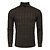 preiswerte Herrenmode-Herren Zur Seite fahren Volltonfarbe Strick Stilvoll Vintage-Stil Langarm Regular Fit Pullover Strickjacken Herbst Winter Rollkragen Grau Khaki Weiß