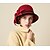 cheap Hats-Women&#039;s Artistic / Retro Party Wedding Special Occasion Party Hat Flower Flower Camel Black Hat Portable Sun Protection Ultraviolet Resistant / Fall / Winter / Spring / Vintage