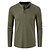 cheap Long Sleeve-Men&#039;s T shirt Tee Waffle Henley Shirt Henley Shirt Long Sleeve Shirt Turndown Plain Work Casual Normal Button-Down Long Sleeve Clothing Apparel Fashion Formal Essential