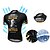 cheap Cycling Clothing-21Grams Men&#039;s Short Sleeve Cycling Jersey Bike Jersey Top with 3 Rear Pockets Breathable Quick Dry Moisture Wicking Mountain Bike MTB Road Bike Cycling Black Green Blue Spandex Polyester Graphic Old