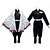 abordables Cosplay de Manga-Inspiré par Tueur de démons: Kimetsu no Yaiba Kochou Shinobu Manga Costumes de Cosplay Japonais Costumes de Cosplay Perruques de Cosplay Tenue Haut Pantalon Ceinture Pour Femme / Plus d&#039;accessoires
