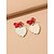 cheap Earrings-Women&#039;s Drop Earrings Earrings Classic Wedding Birthday Stylish Simple Romantic Holiday Sweet Earrings Jewelry Red For Gift Formal Date Beach Festival 1 Pair
