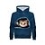 cheap Boys&#039; Hoodies &amp; Sweatshirts-Kids Girls&#039; Hoodie Long Sleeve Dusty Blue 3D Print Cat Active 4-12 Years / Fall