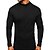 cheap Men&#039;s-Men&#039;s T shirt Tee Shirt Solid Color Turtleneck Casual Daily Long Sleeve Patchwork Tops Simple Basic Formal Fashion Wine White Black / Summer