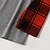 cheap New Arrivals-Christmas Pajamas Family Look Christmas Gifts Plaid Letter Patchwork Gray Long Sleeve Daily Matching Outfits / Fall / Print