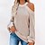 cheap Sweaters-Women&#039;s Pullover Sweater jumper Jumper Crochet Knit Hole Halter Neck Solid Color Daily Date Stylish Sexy Winter Fall Green Blue S M L / Long Sleeve / Regular Fit / Regular Fit