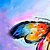 abordables Sudaderas con y sin Capucha para Niño-Niños Chica Camiseta Manga Larga Mariposa Impresión 3D Azul Piscina Niños Tops Activo Otoño Ajuste regular 4-12 años