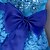 cheap Girls&#039; Dresses-Kids Little Girls&#039; Dress Floral Party Wedding A Line Dress Mesh Bow Blue Purple Fuchsia Midi Sleeveless Elegant Princess Dresses Summer Regular Fit 3-10 Years