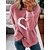 cheap Women&#039;s Hoodies &amp; Sweatshirts-Women&#039;s Sweatshirt Pullover Streetwear Casual Pink Navy Blue Camel Casual Round Neck Long Sleeve Micro-elastic