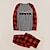 cheap New Arrivals-Christmas Pajamas Family Look Christmas Gifts Plaid Letter Patchwork Gray Long Sleeve Daily Matching Outfits / Fall / Print