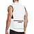 cheap Cycling Clothing-21Grams Men&#039;s Sleeveless Cycling Jersey Cycling Vest Bike Vest / Gilet Top with 3 Rear Pockets Breathable Quick Dry Moisture Wicking Mountain Bike MTB Road Bike Cycling White Black Yellow Spandex