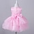 cheap Girls&#039; Dresses-Toddler Girls&#039; Dress Floral Sleeveless Wedding Cute Polyester Tulle Dress Summer White Pink Red