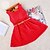 preiswerte Kleider für Mädchen-Kinder Wenig Mädchen Kleid Solide Alltag Purpur Rot Rosa Baumwolle Standard Ärmellos Süß Kleider Sommer Schlank 3-10 Jahre
