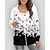 cheap Hoodies &amp; Sweatshirts-Women&#039;s Active Floral Butterfly Sports Zip Hoodie