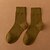 preiswerte Damenmode-Modisch Komfort Damen Socken Einfarbig Weihnachten Strümpfe Socken Warm Weihnachten Kamel 1 Paar