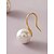 cheap Earrings-Women&#039;s Earrings Classic Stylish Fashion Modern Korean Sweet Imitation Pearl Earrings Jewelry White For Party Evening Gift Formal Beach Festival 1 Pair