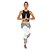 billige Trænings-, fitness- og yogatøj-Dame Yoga Bukser Dameunderbukser Underdele Sidelommer Harem Bohemisk Hurtigtørrende Hvid Yoga Fitness Gym Træning Sport Sportstøj / Afslappet / atletiktøj