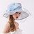 cheap Hats-Women&#039;s Party Party Street Holiday Party Hat Solid Color Embroidered Light Blue Light Purple Hat Portable Sun Protection Breathable / Fall / Winter / Spring / Summer