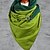 abordables Scarves &amp; Bandanas-Mujer Bufanda Circular Verde Gris Uso Diario Deporte Festivos Bufanda Estampado / Otoño / Invierno / Poliéster