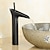 cheap Home Improvement-Single Handle Bathroom Sink Faucet Black Waterfall Oil-rubbed Bronze Antique Copper Centerset Bathroom Faucet Brass Hot and Cold Mixer