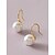 preiswerte Modische Ohrringe-Damen Ohrring Klassisch Stilvoll Modisch Modern Koreanisch Süß Künstliche Perle Ohrringe Schmuck Weiß Für Partyabend Geschenk Formal Strand Festival 1 Paar