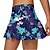 cheap Running &amp; Jogging Clothing-21Grams Women&#039;s High Waist Athletic Running Skirt Athletic Skorts 2 in 1 Running Shorts with Built In Shorts Bottoms 3D Print 2 in 1 Side Pockets Fitness Gym Workout Running Training Exercise Normal