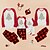 billige New Arrivals-Jul Pyjamas Familie udseende Julegaver Ternet Juletræ Bogstaver Patchwork Sort Rød Langærmet Yndig Matchende tøj / Efterår / Trykt mønster
