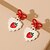 cheap Earrings-Women&#039;s Drop Earrings Earrings Classic Wedding Birthday Stylish Simple Romantic Holiday Sweet Earrings Jewelry Red For Gift Formal Date Beach Festival 1 Pair