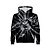 cheap Boys&#039; Hoodies &amp; Sweatshirts-Kids Boys&#039; Hoodie Long Sleeve Black 3D Print Cat Animal Active 4-12 Years / Fall