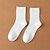 preiswerte Shoes &amp; Accessories-Damen 1 Paar Modisch Komfort Strümpfe Socken Einfarbig Weihnachten Herbst Winter Warm Grün Weiß Schwarz