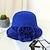 cheap Hats-Women&#039;s Party Hat Party Wedding Special Occasion Flower Flower Wine Black Hat Red Fall Winter Spring Holiday