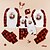 billige New Arrivals-Jul Pyjamas Familie udseende Julegaver Ternet Hjort julemanden Patchwork Sort Grå Hvid Langærmet Daglig Matchende tøj / Efterår / Trykt mønster