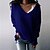 cheap Sweaters-Women&#039;s Pullover Sweater Pullover Jumper Crochet Knit Knitted V Neck Solid Color Daily Casual Chunky Fall Spring White Black S M L / Long Sleeve / Regular Fit