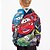 cheap Boys&#039; Hoodies &amp; Sweatshirts-Kids Boys&#039; Hoodie Long Sleeve Cartoon Car 3D Print Red Children Tops Active Fall Regular Fit 4-12 Years