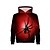 cheap Boys&#039; Hoodies &amp; Sweatshirts-Boys&#039; Red 3D Spider Print Pullover Hoodie