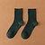 cheap Shoes &amp; Accessories-Women&#039;s 1 Pair Fashion Comfort Stockings Socks Solid Colored Christmas Fall &amp; Winter Warm Green White Black