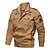 cheap Softshell, Fleece &amp; Hiking Jackets-Men&#039;s Cotton Bomber Jacket Hiking Windbreaker Military Tactical Jacket Outdoor Thermal Warm Windproof Multi-Pockets Quick Dry Solid Color Outerwear Trench Coat Top Skiing Ski / Snowboard Fishing Army