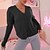 cheap Cardigans-Women&#039;s Cardigan Sweater Solid Color Knitted Button Stylish Long Sleeve Sweater Cardigans Fall Winter V Neck Yellow Blushing Pink Gray / Going out