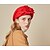 cheap Hats-Women&#039;s Artistic / Retro Party Wedding Special Occasion Beret Hat Newsboy Cap Flower Flower Wine Black Hat Portable Sun Protection Ultraviolet Resistant / Red / Gray / Fall / Winter / Spring