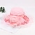 cheap Hats-Women&#039;s Party Hat Flower Mesh Party Wedding Street Pink Flower Hat / Fall / Summer