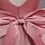 cheap Girls&#039; Dresses-Toddler Little Girls&#039; Dress Solid Colored A Line Dress Mesh Blushing Pink Knee-length Short Sleeve Elegant Princess Dresses Fall Regular Fit 1-5 Years