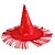 abordables Sombreros-Mujer Sombrero de fiesta Fiesta Víspera de Todos los Santos Mascarada Brillante Calabaza Negro Rojo Sombrero / Naranja / Otoño / Invierno / Vintage