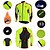 cheap Cycling Clothing-Nuckily Men&#039;s Long Sleeve Cycling Jacket with Pants Mountain Bike MTB Road Bike Cycling Winter Green Red Blue Bike Fleece Silicone Clothing Suit Thermal Warm Waterproof Windproof 3D Pad Warm Sports