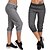 cheap Running &amp; Jogging Clothing-Women&#039;s Athleisure Sweatpants Joggers Bottoms Fitness Running Jogging Summer Breathable Soft Sport Gray Black