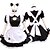 abordables Cosplay de Manga-Inspiré par Cosplay Tenus de Soubrette Manga Costumes de Cosplay Japonais Costumes de Cosplay Robes Robe Coiffure Tour de Cou Pour Femme / Bracelet / Bracelet