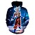 cheap Everyday Cosplay Anime Hoodies &amp; T-Shirts-Inspired by Dragon Ball Terylene Hoodie Printing 3D Anime Hoodie For Men&#039;s / Women&#039;s / Couple&#039;s / 3D Print