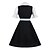 cheap Cosplay &amp; Costumes-Carnival Dirndl Trachtenkleider Top Dress Apron Women&#039;s Bavarian Costume Black / Cotton / Polyester Blend
